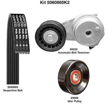 Dayco Serpentine Belt Drive Component Kit 5060865K2