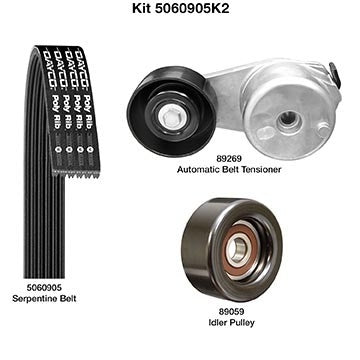 Dayco Serpentine Belt Drive Component Kit 5060905K2