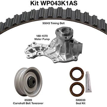 Dayco Engine Timing Belt Kit with Water Pump WP043K1AS