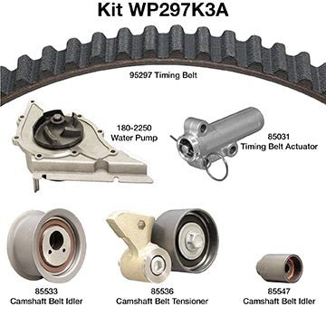 Dayco Engine Timing Belt Kit with Water Pump WP297K3A