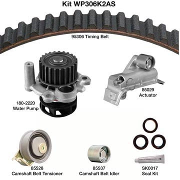 Dayco Engine Timing Belt Kit with Water Pump WP306K2AS