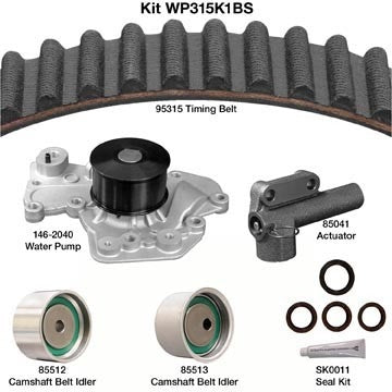 Dayco Engine Timing Belt Kit with Water Pump WP315K1BS
