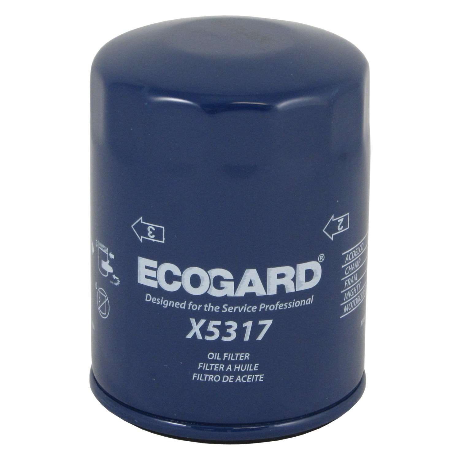 ECOGARD Engine Oil Filter top view frsport X5317