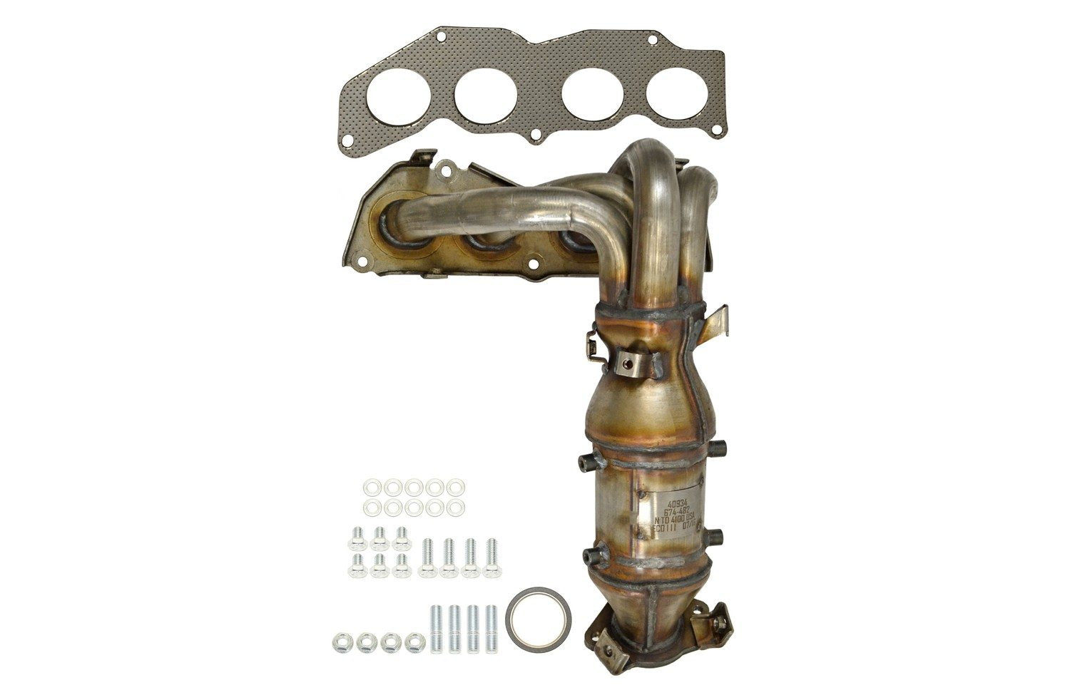 Eastern Catalytic Catalytic Converter with Integrated Exhaust Manifold 40934