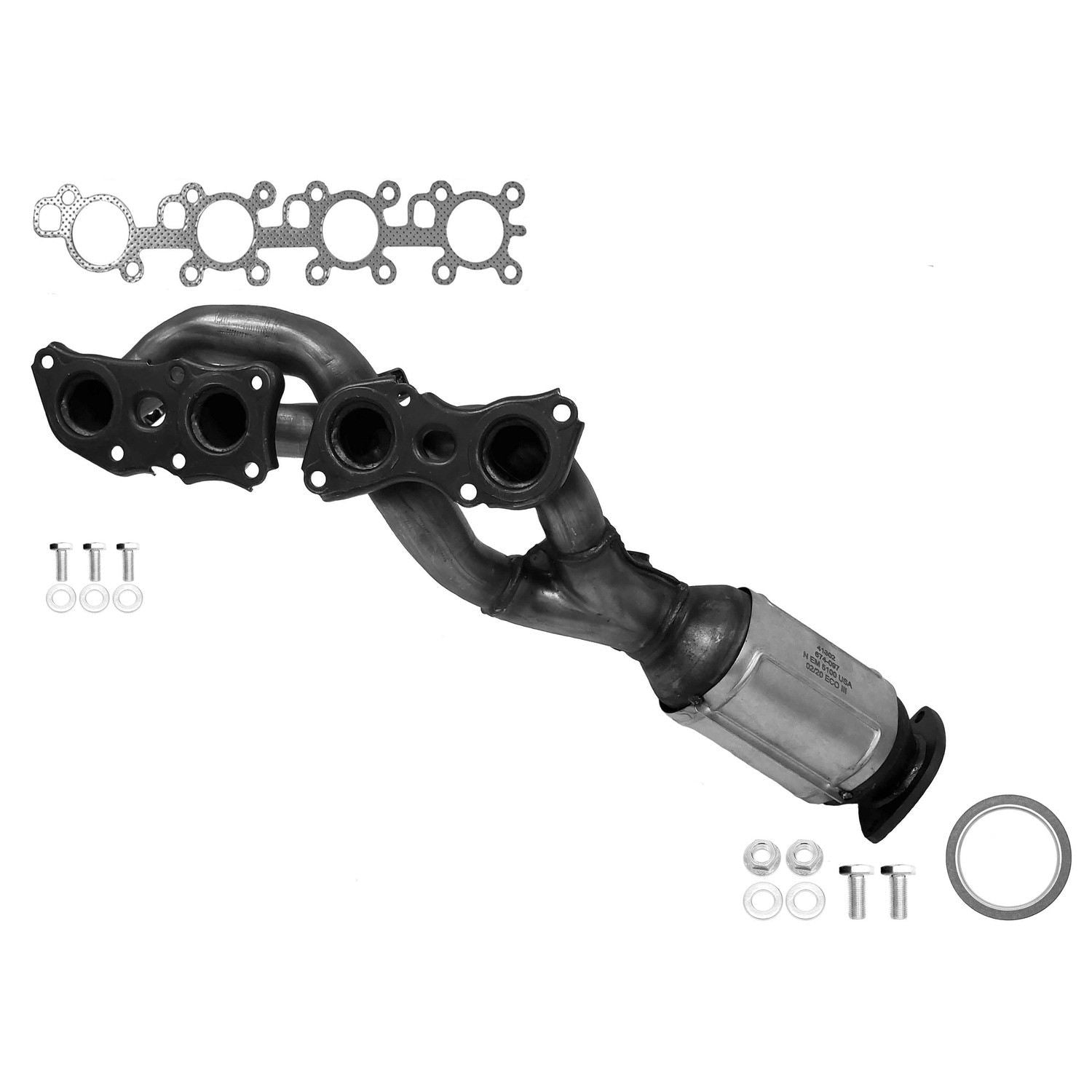 Eastern Catalytic Catalytic Converter with Integrated Exhaust Manifold 41302