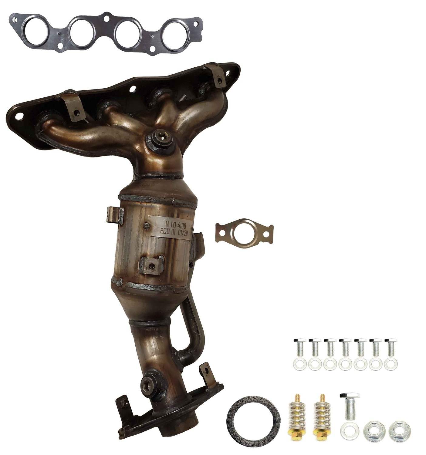 Eastern Catalytic Catalytic Converter with Integrated Exhaust Manifold 41319