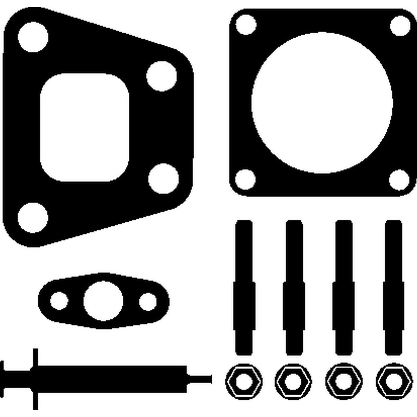 Elring Exhaust Manifold Heat Exchanger Gasket 890.626