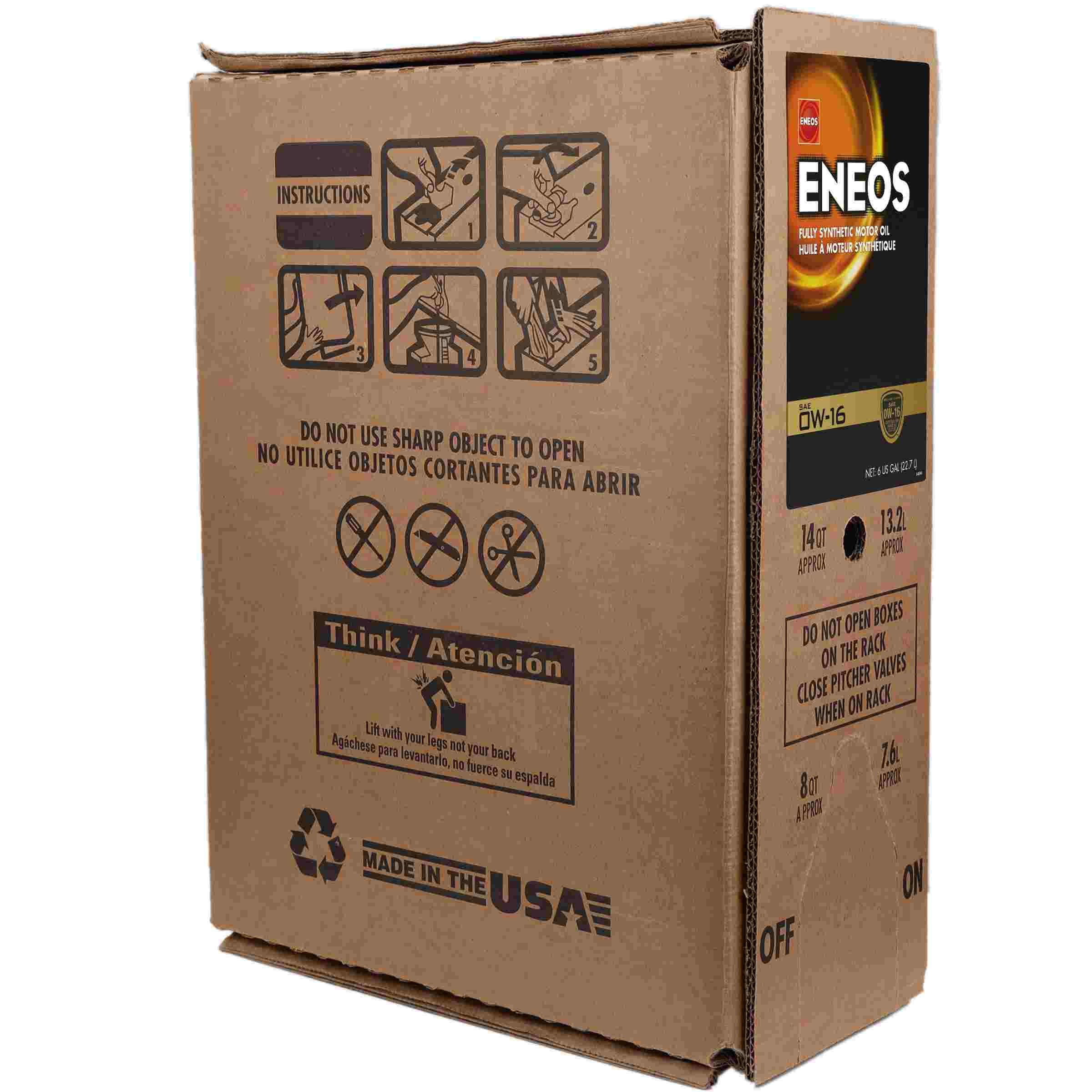 Eneos Full Syn Oil 0w16 6 Gal ENO3251-400
