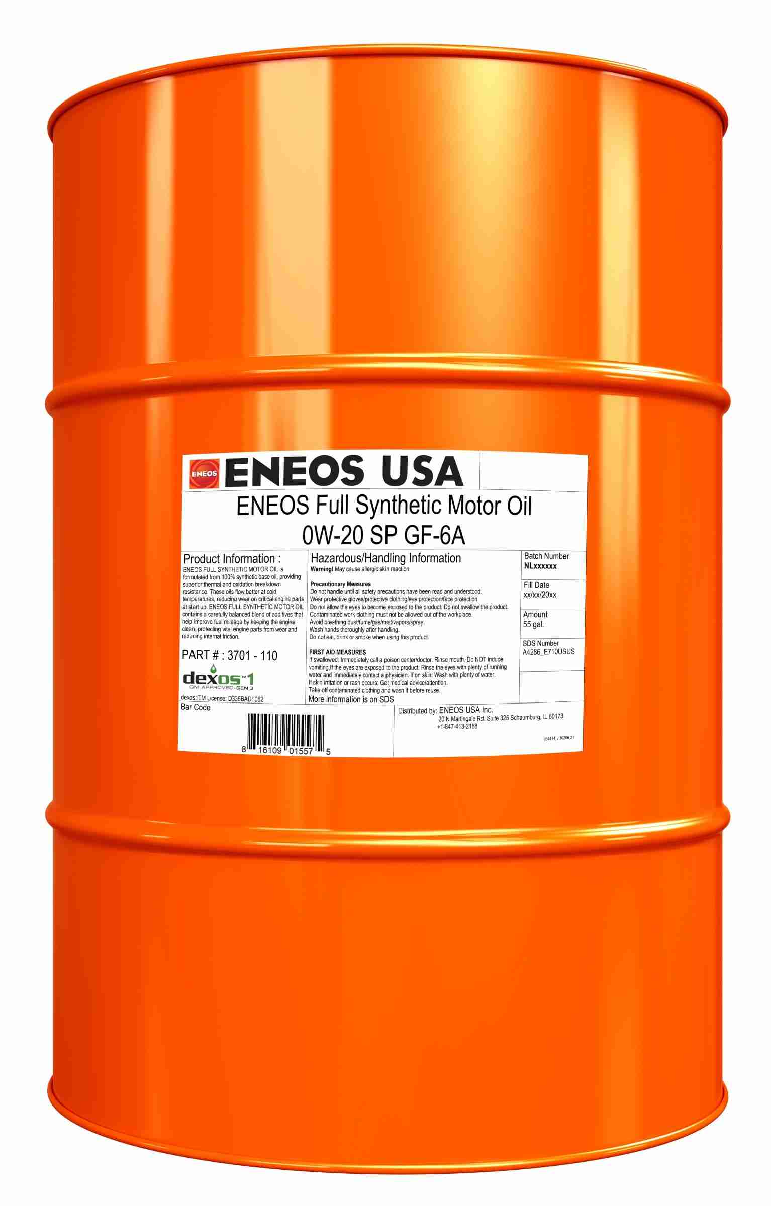ENEOS ENEOS Motor Oil 3701-110