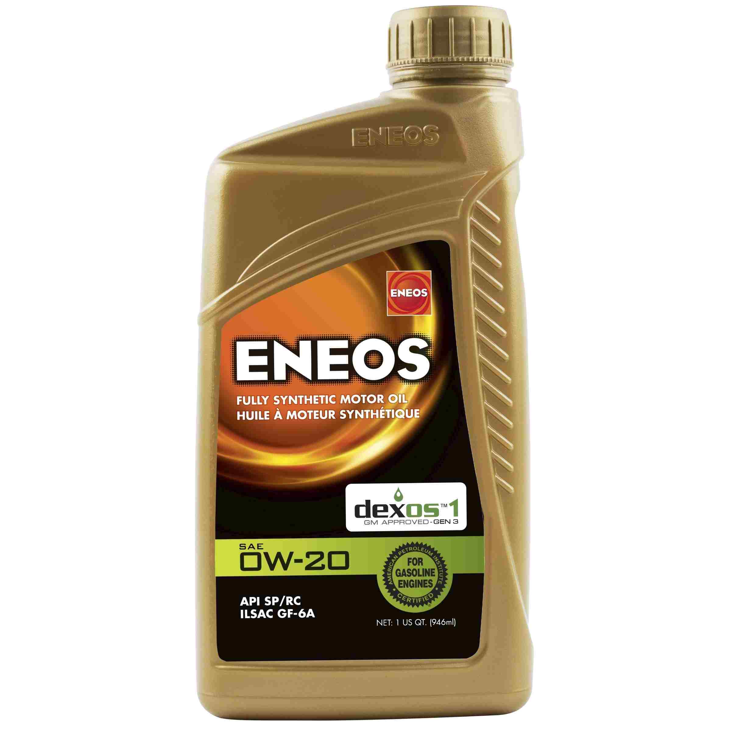 Eneos Full Syn Oil Dexos 1 Case 0w20 12 x 1 Qt ENO3701-301