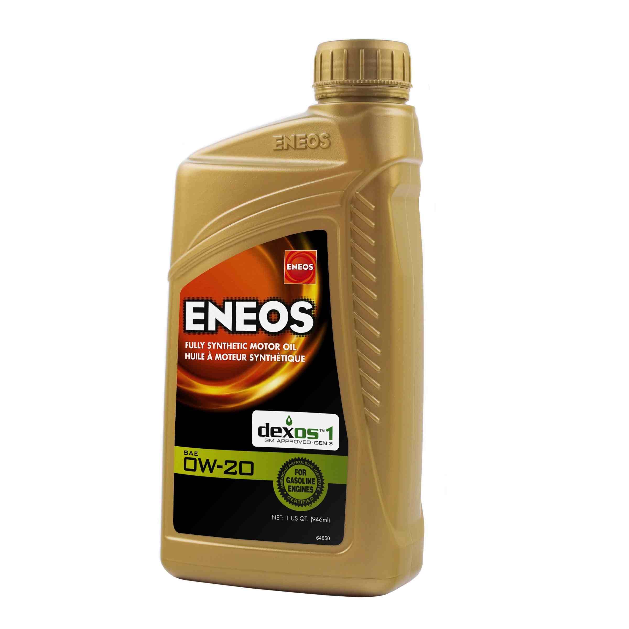 Eneos Full Syn Oil Dexos 1 Case 0w20 12 x 1 Qt ENO3701-301