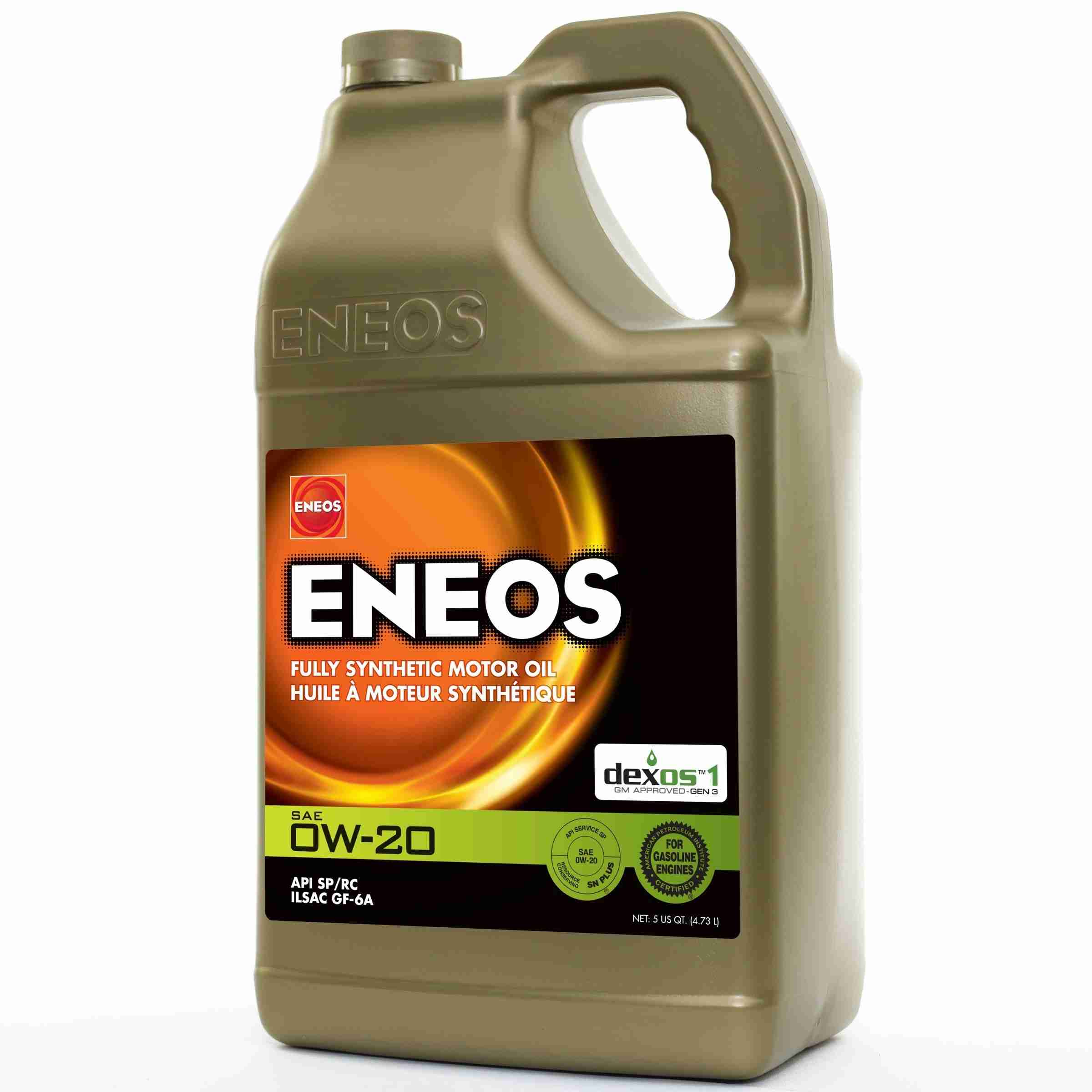 Eneos Full Syn Oil Dexos 1 Case 0w20 4 X 5 Qt ENO3701-323
