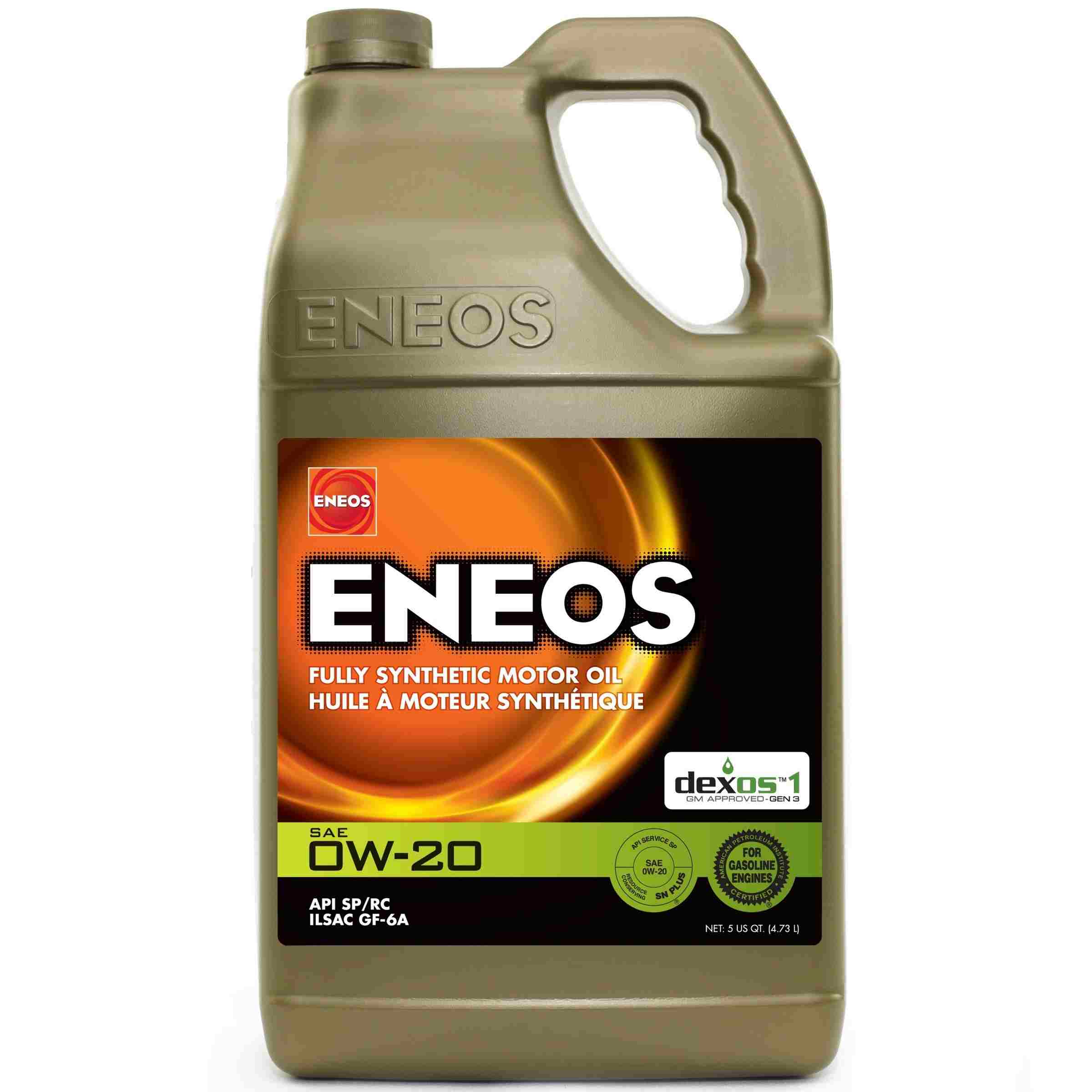Eneos Full Syn Oil Dexos 1 Case 0w20 4 X 5 Qt ENO3701-323