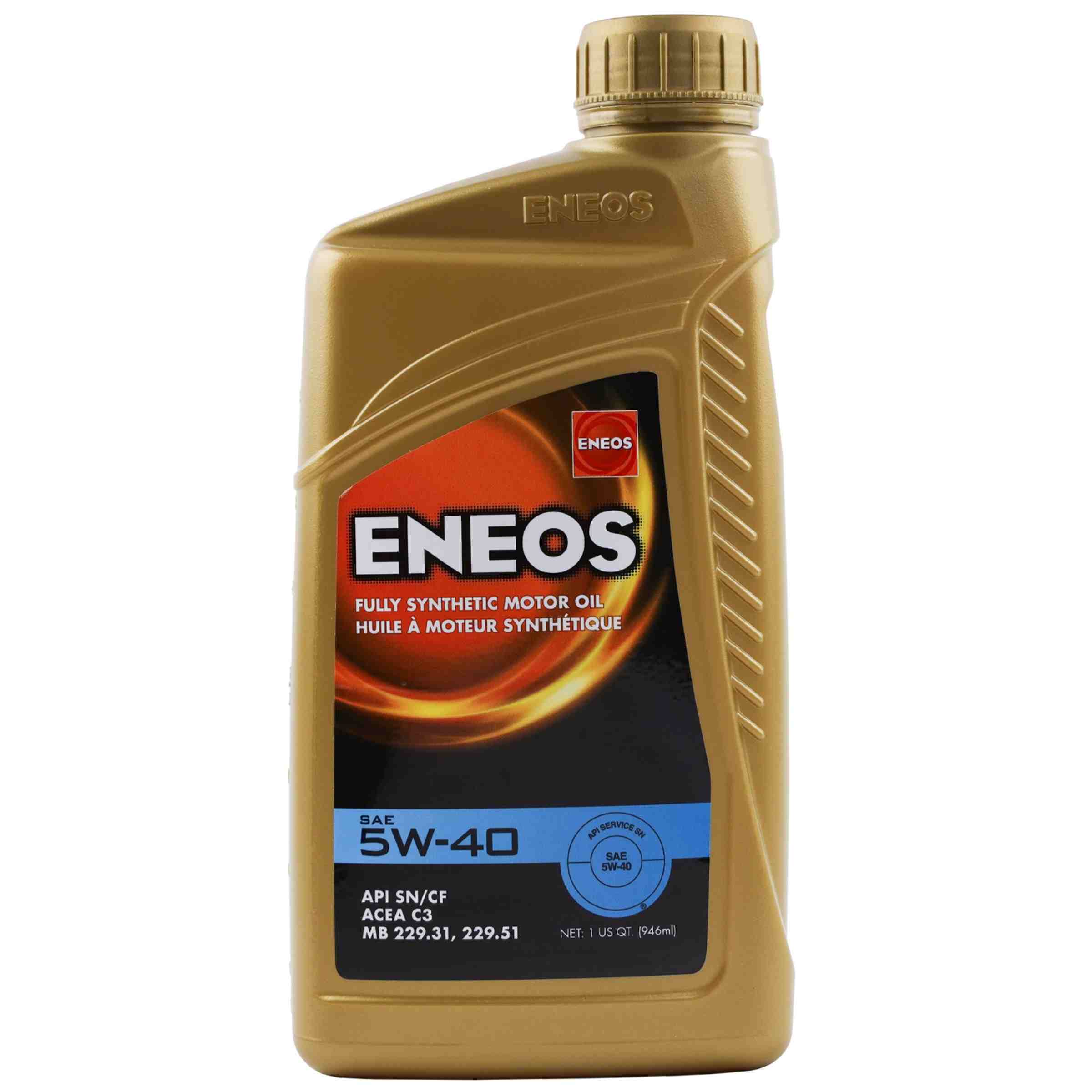 Eneos Full Syn Oil 5w40 1 Qt ENO3704-300