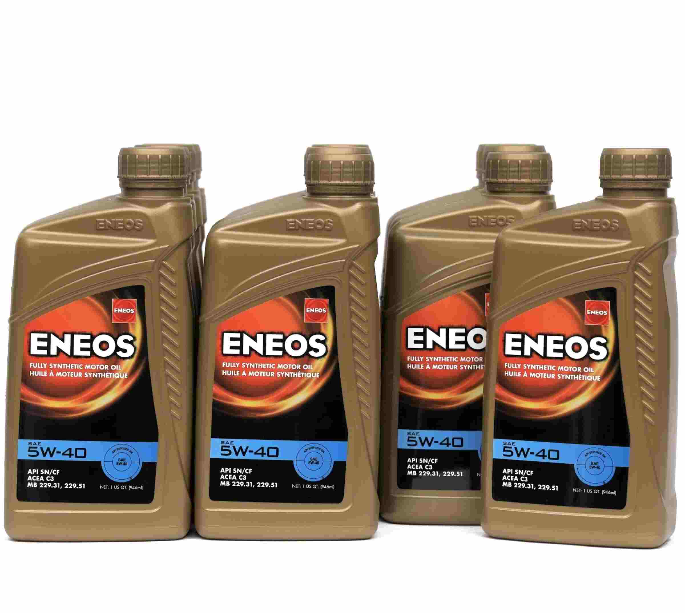 Eneos Full Syn Oil 5w40 Case 12 X1 Qt ENO3704-301