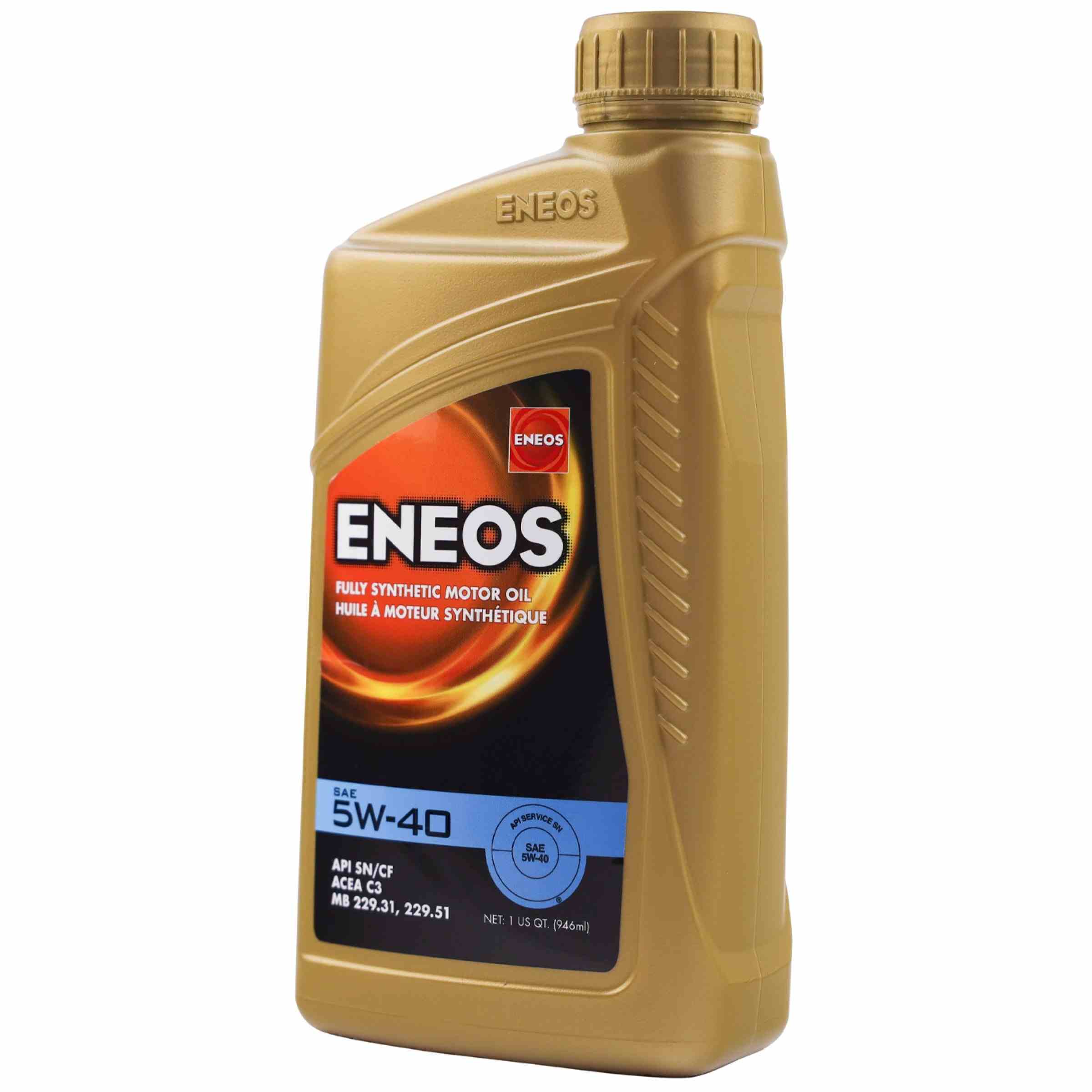 Eneos Full Syn Oil 5w40 Case 12 X1 Qt ENO3704-301