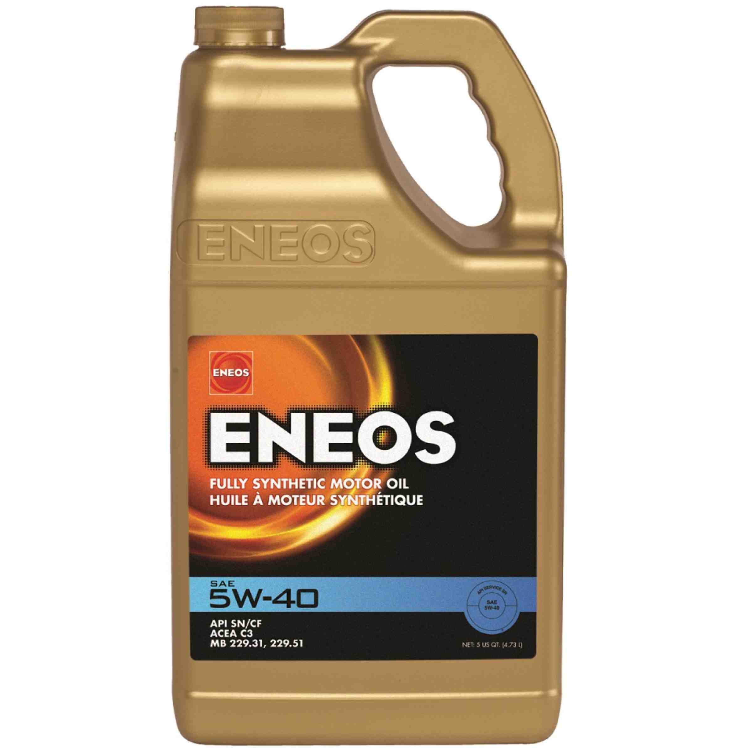 Eneos Full Syn Oil 5w40 5 Qt ENO3704-320