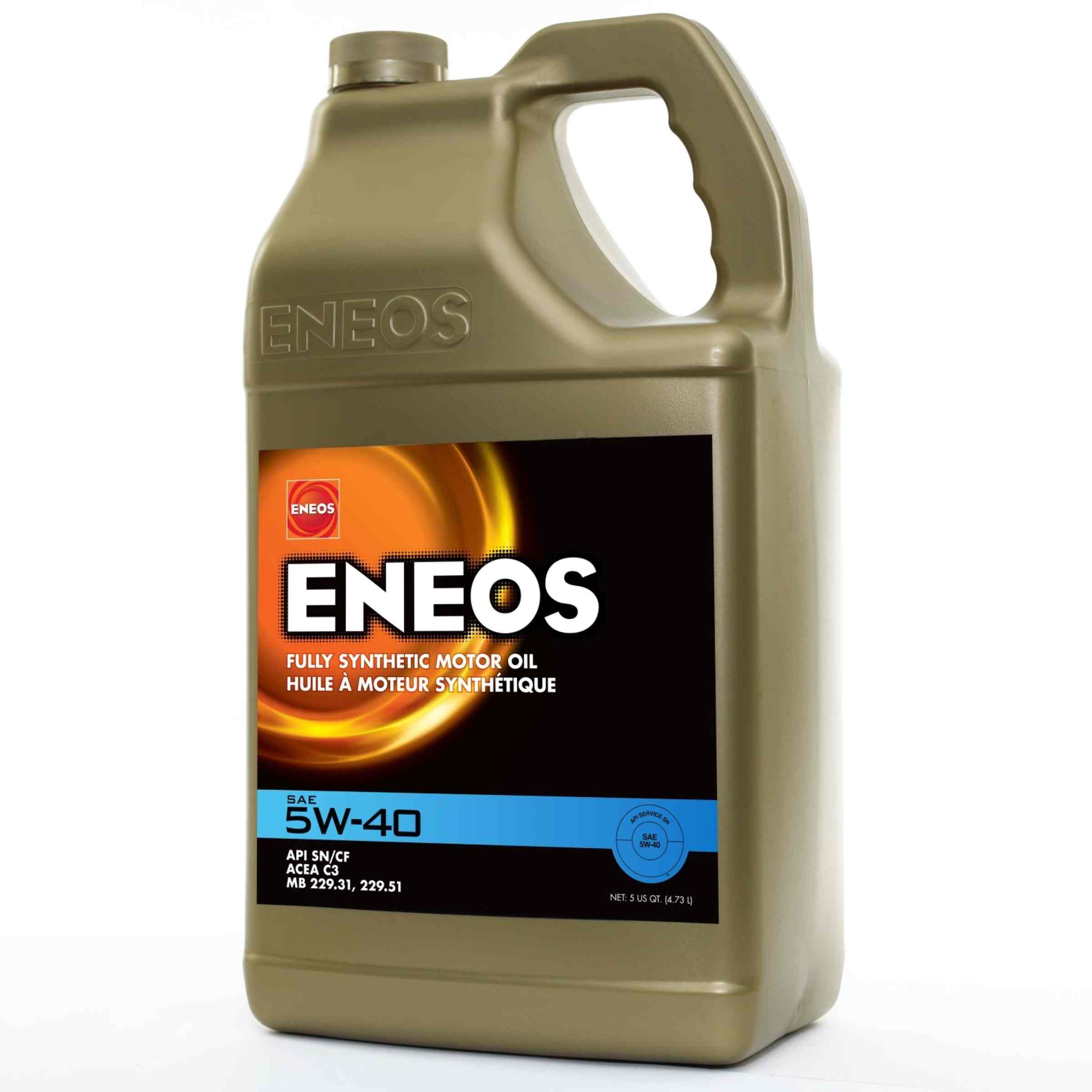 Eneos Full Syn Oil 5w40 5 Qt ENO3704-320