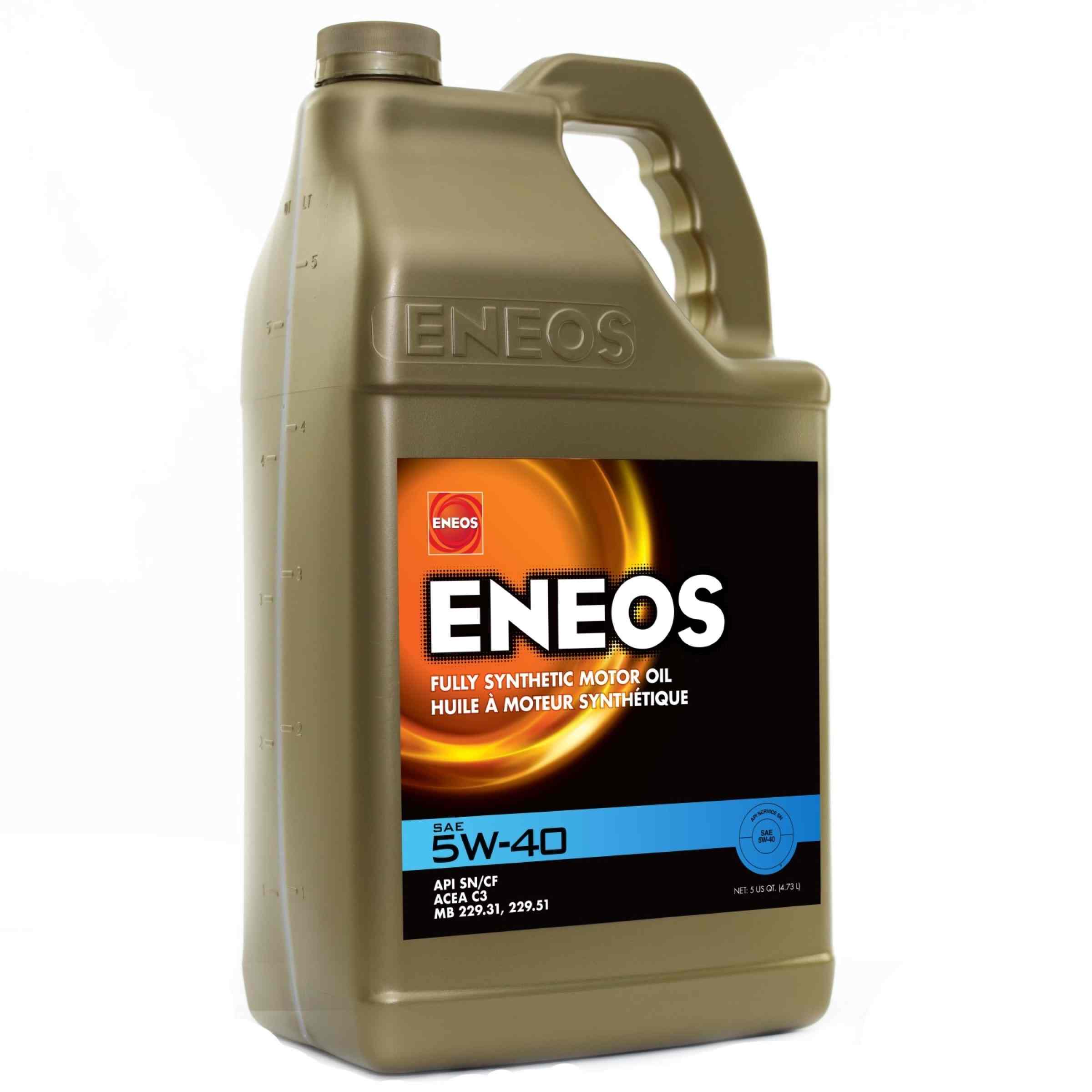 Eneos Full Syn Oil 5w40 5 Qt ENO3704-320