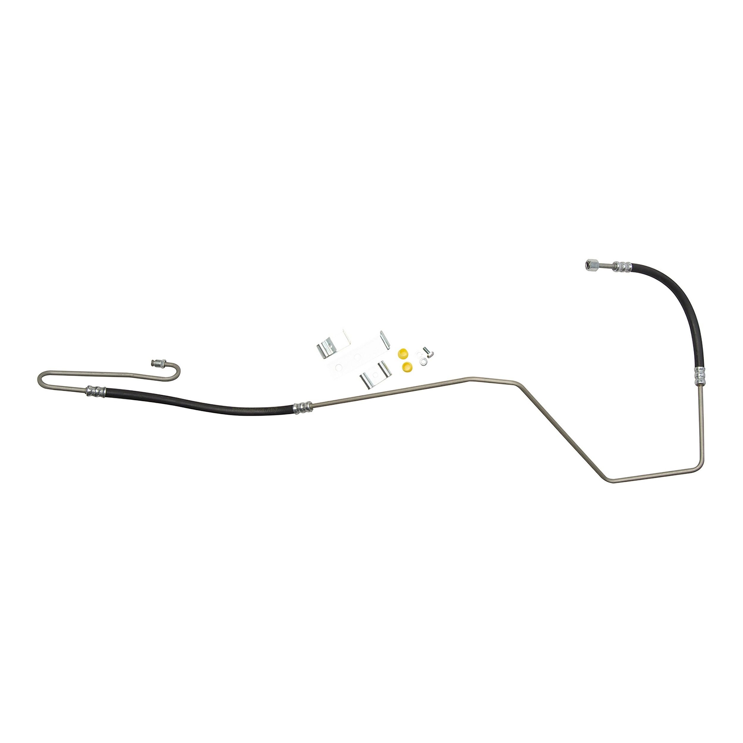 Edelmann Power Steering Cylinder Line Hose Assembly top view frsport 91576