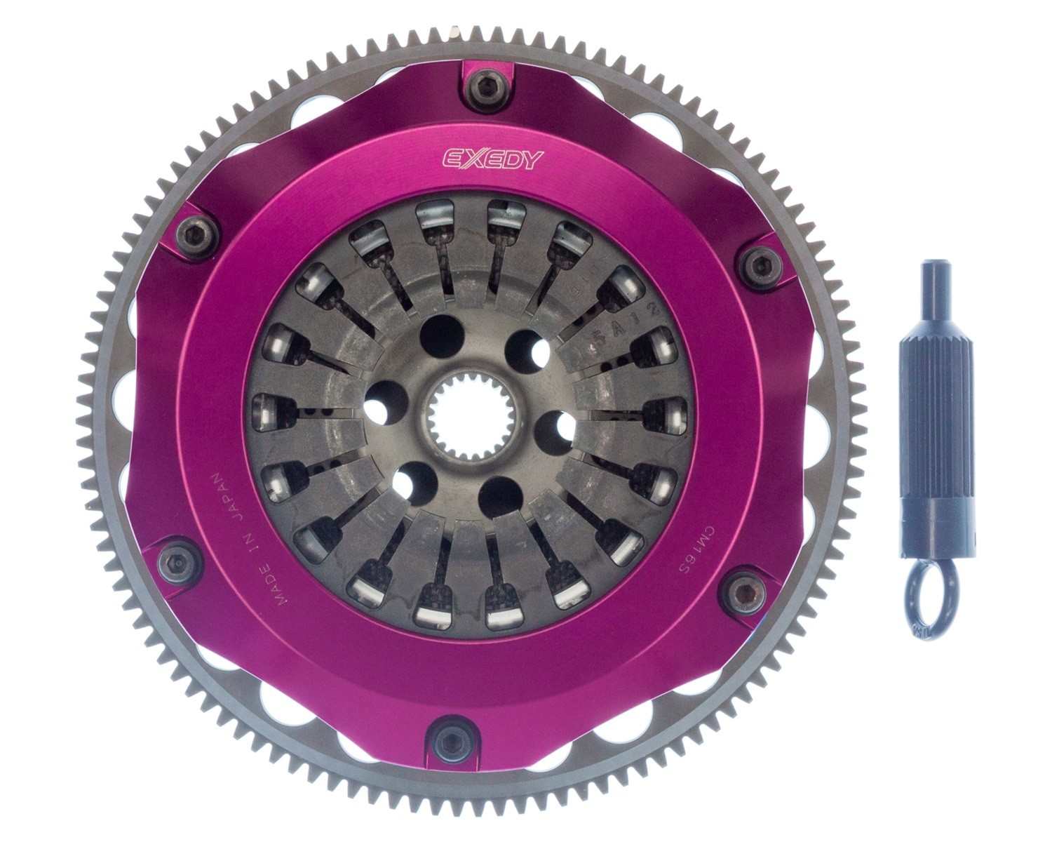 Exedy - Carbon Clutch Kit - Twin Disc Solid Hub; Pull Type Clutch; 200M