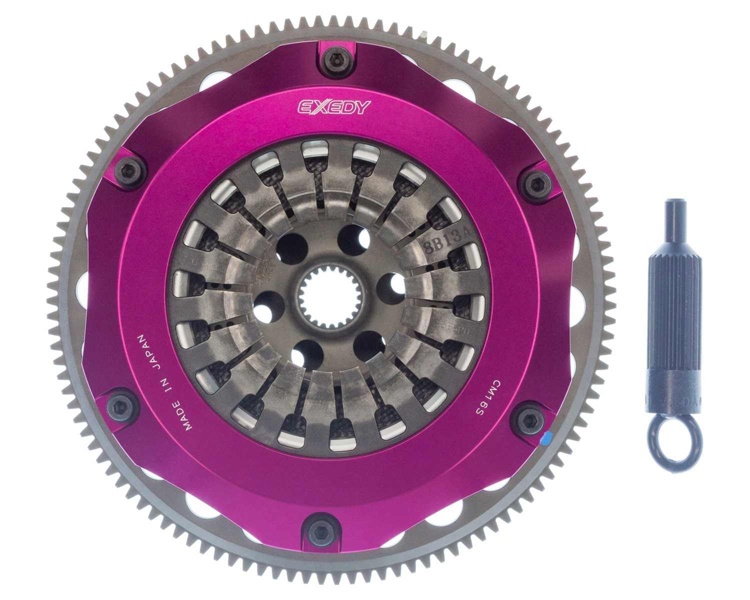 Exedy - Carbon Clutch Kit - Triple Disc Solid Hub; Pull Type Clutch; 20