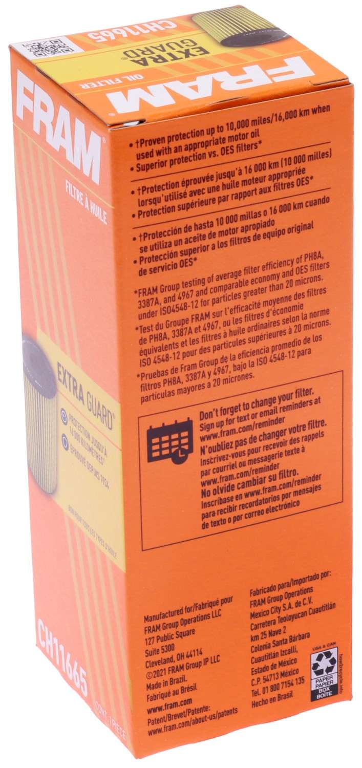 FRAM Oil - Cartridge Filter FRACH11665