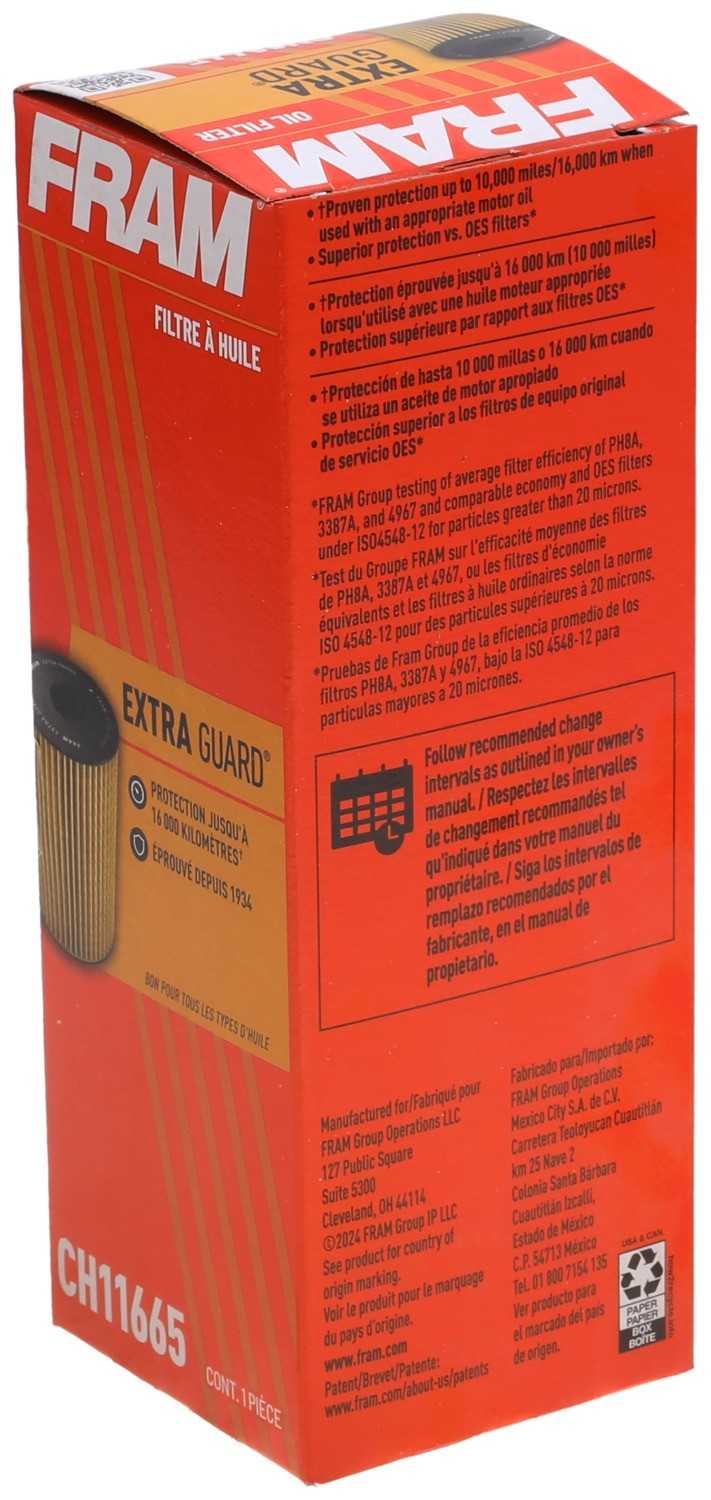 FRAM Oil - Cartridge Filter FRACH11665