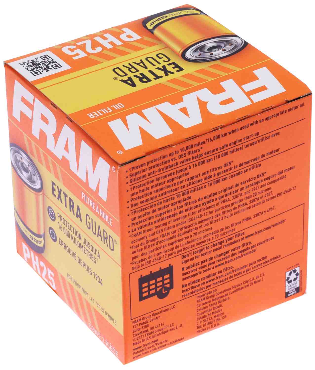FRAM Oil Filter FRAPH25