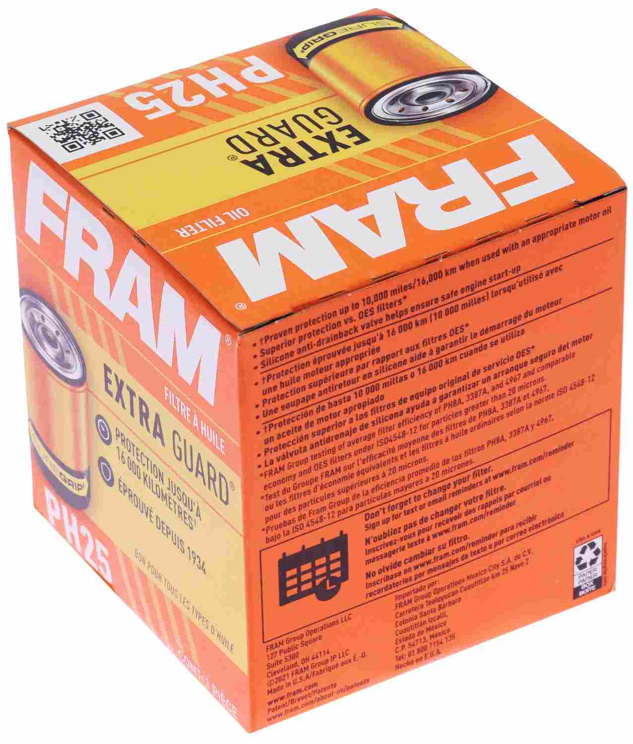 FRAM Oil Filter FRAPH25