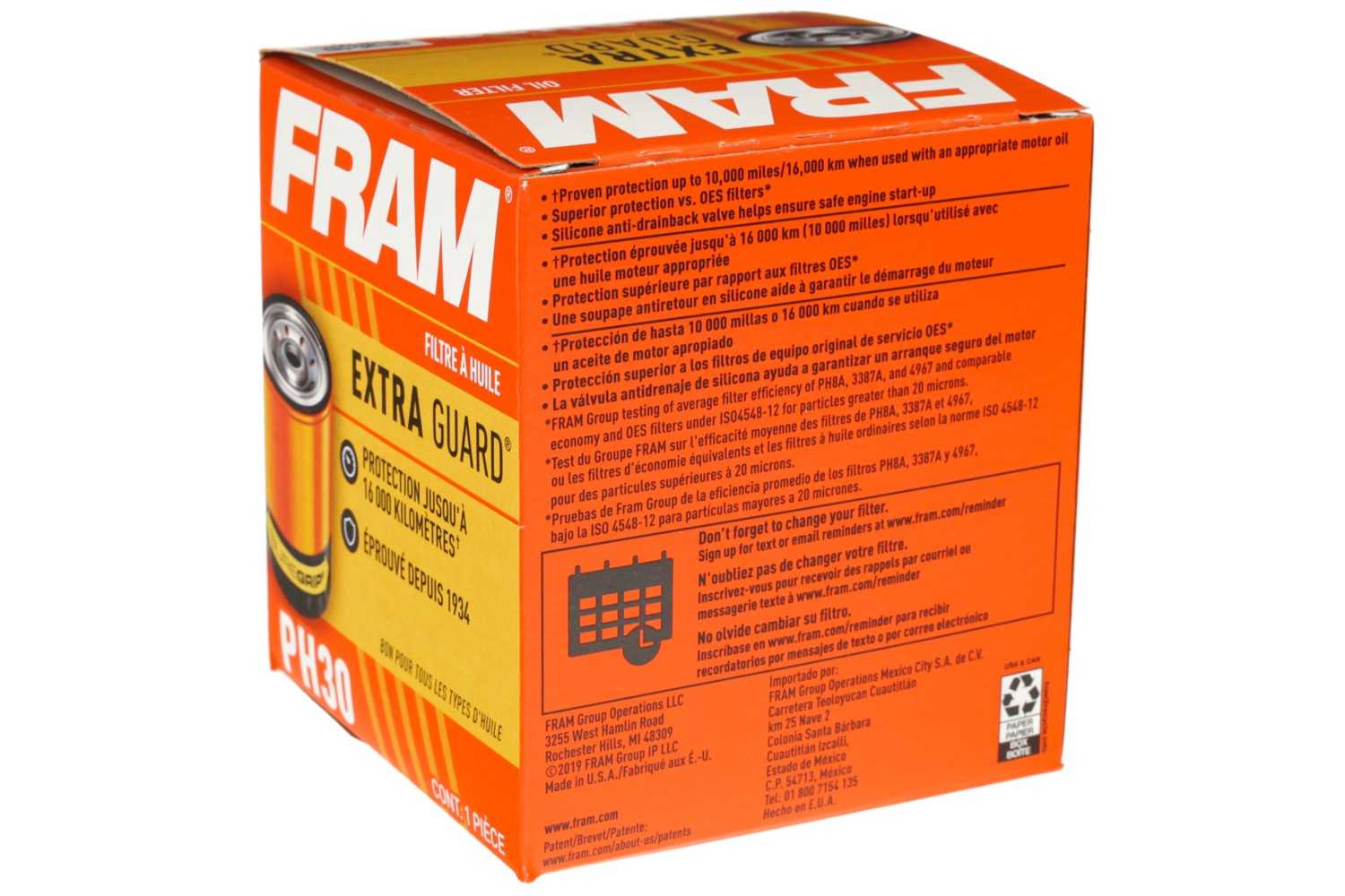 FRAM Oil Filter FRAPH30