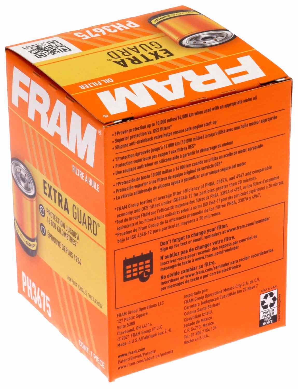 FRAM Oil Filter FRAPH3675