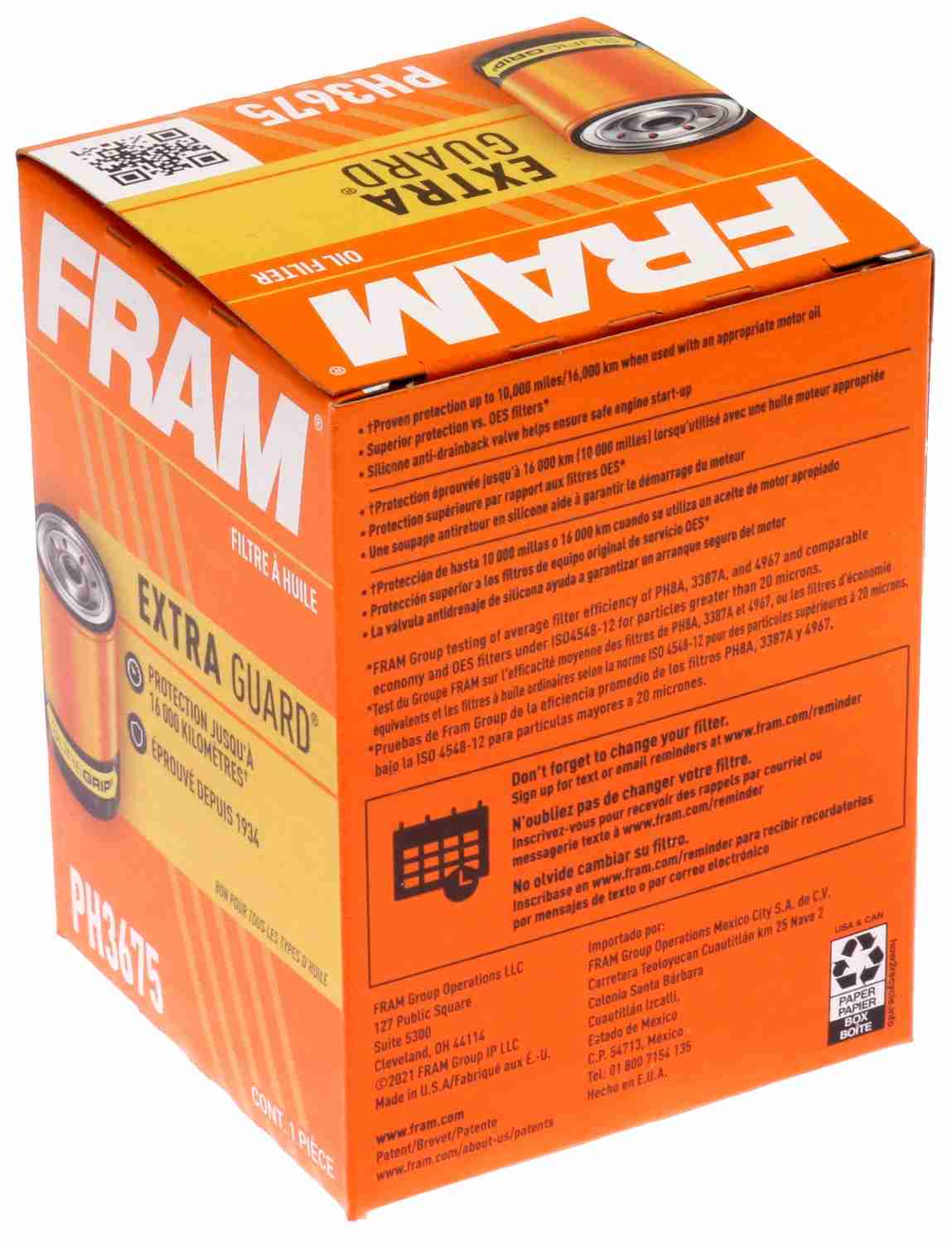 FRAM Oil Filter FRAPH3675