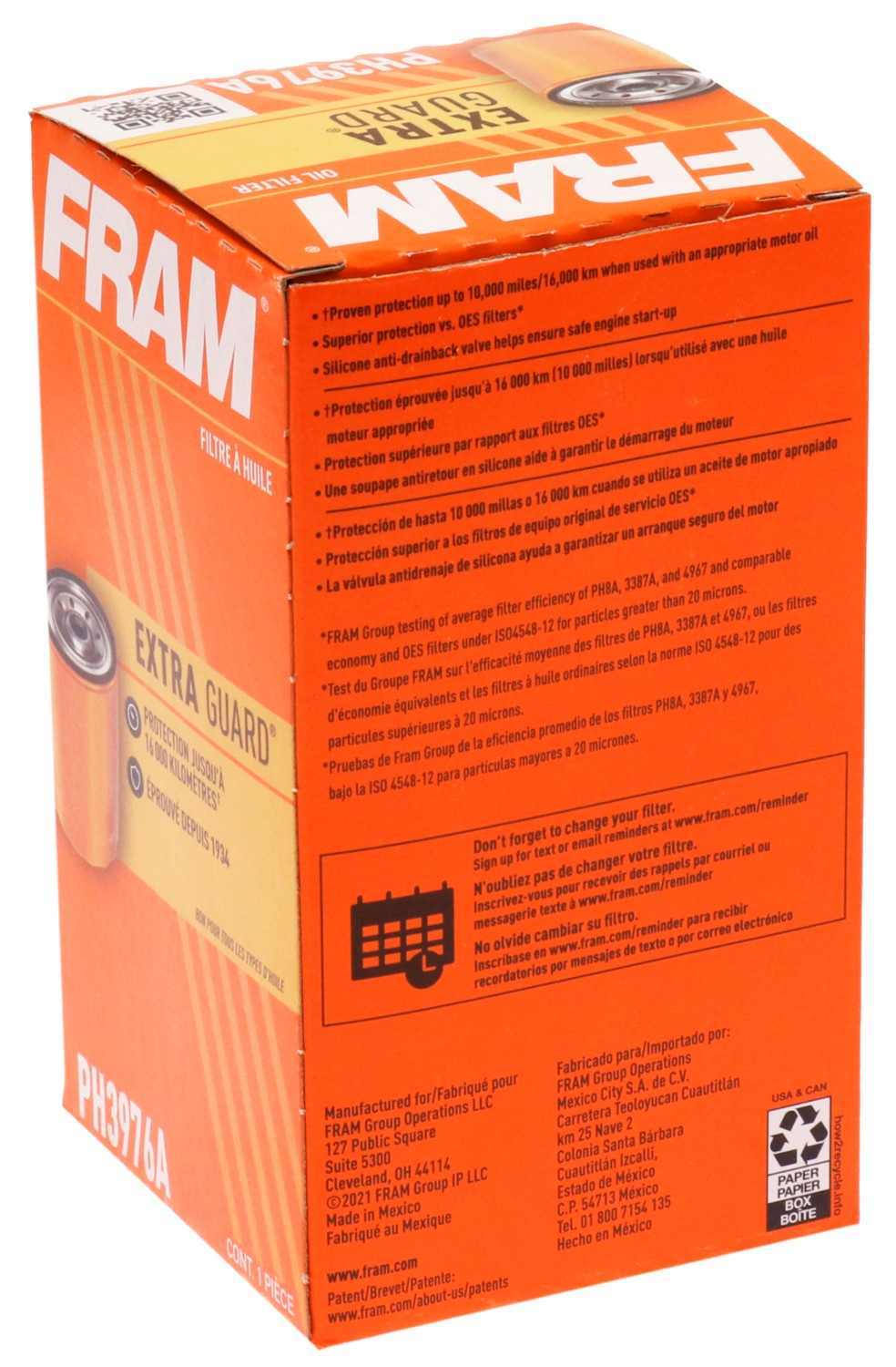 FRAM Oil Filter FRAPH3976A