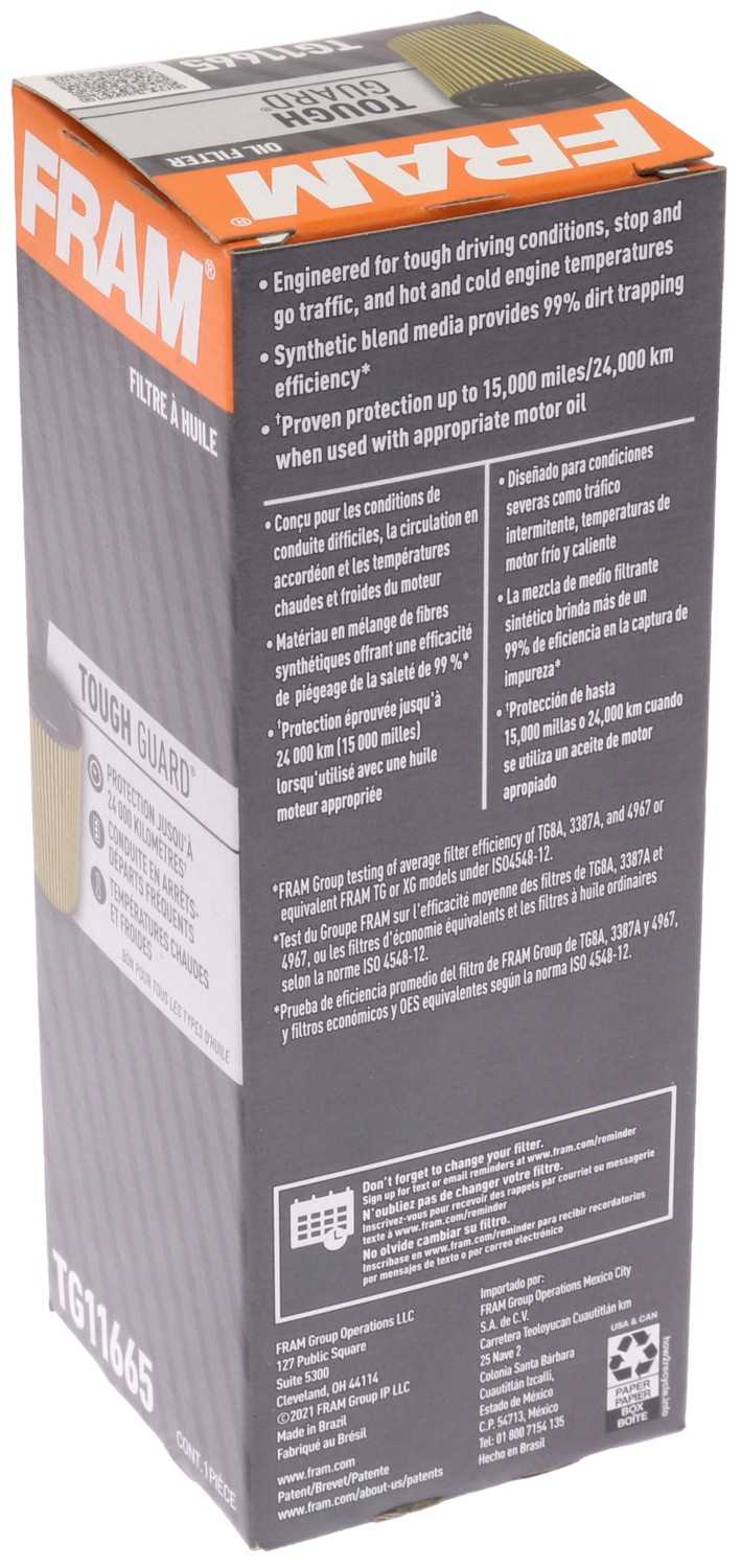 FRAM Oil Filter FRATG11665