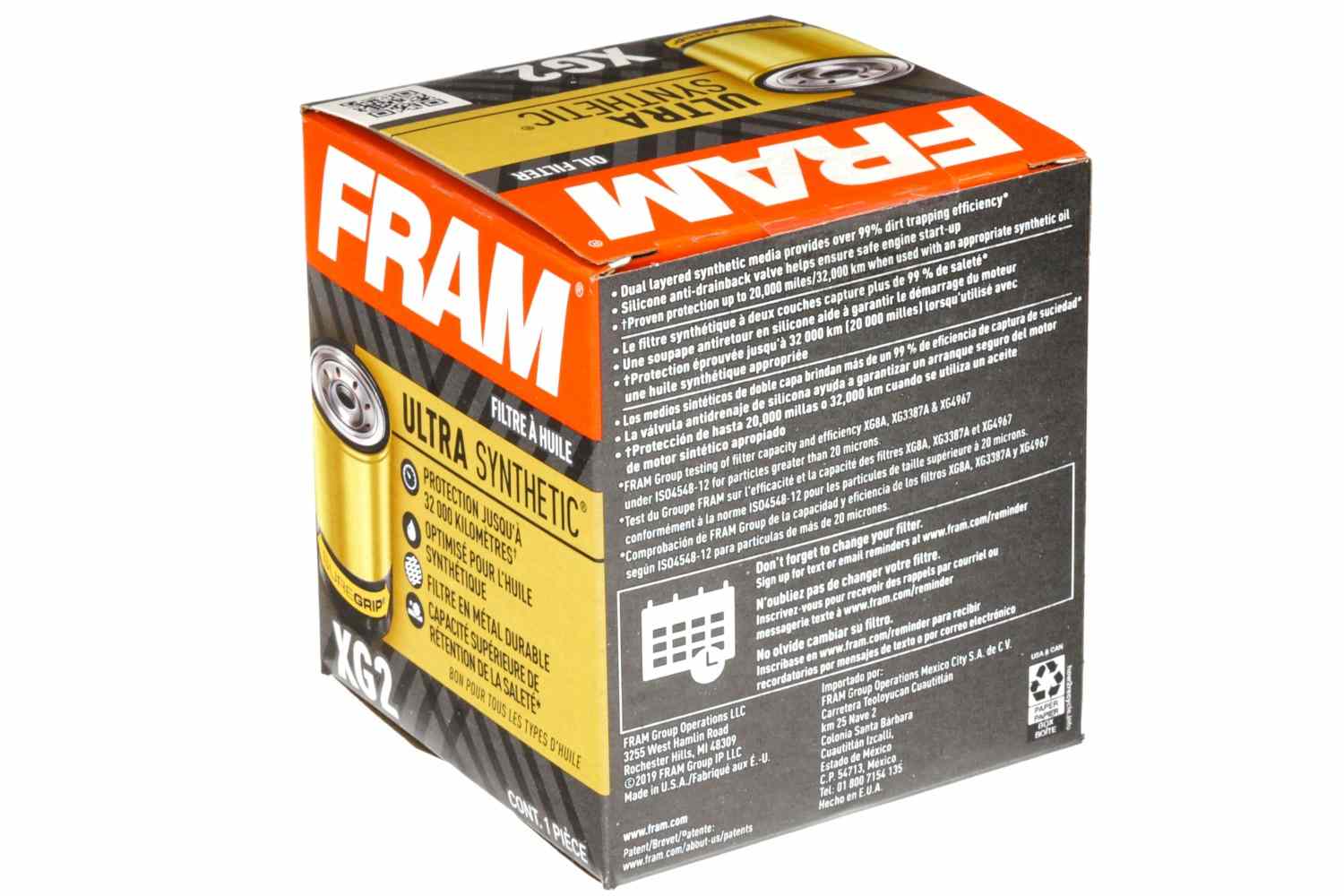 FRAM Engine Oil Filter XG2
