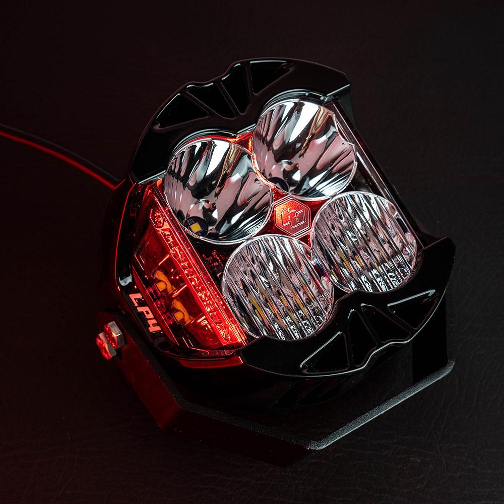 Baja Designs LP4 Pro Driving/Combo LED - Red Backlight (Pair) 297814