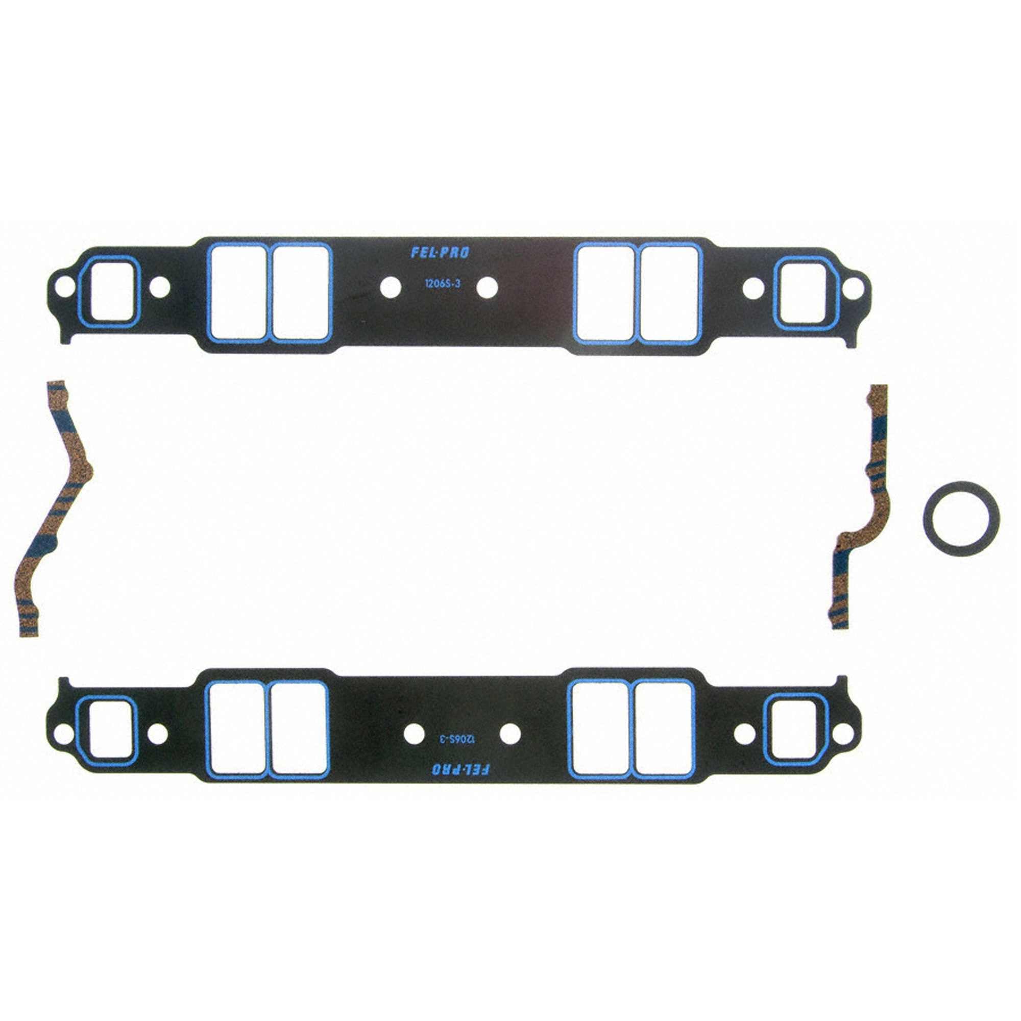 FEL-PRO Intake Gasket Set - SBC w/Steel Core FEL1206S-3
