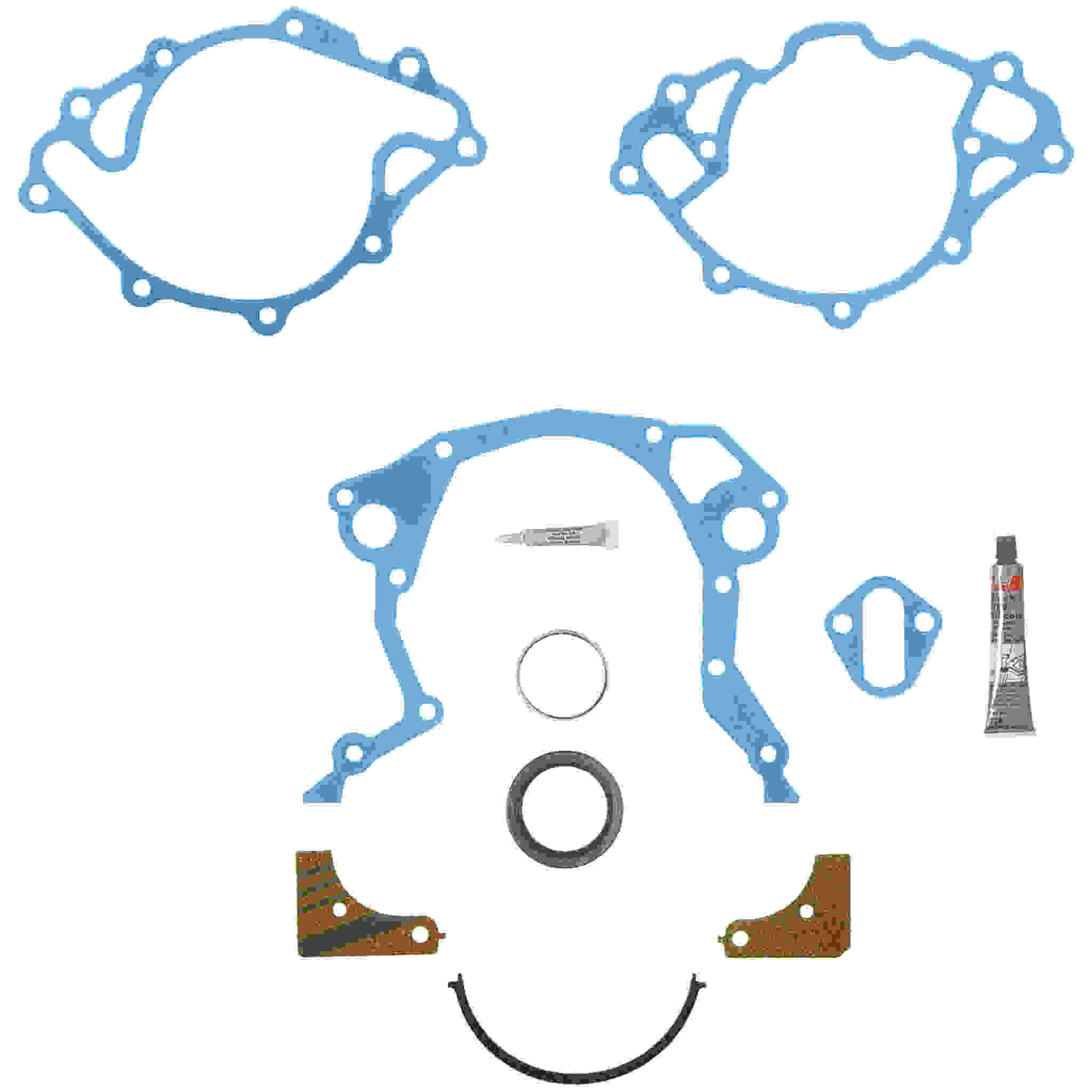 FEL-PRO Timing Cover Gasket Set w/Sleeve SBF 221-351W FELTCS45168