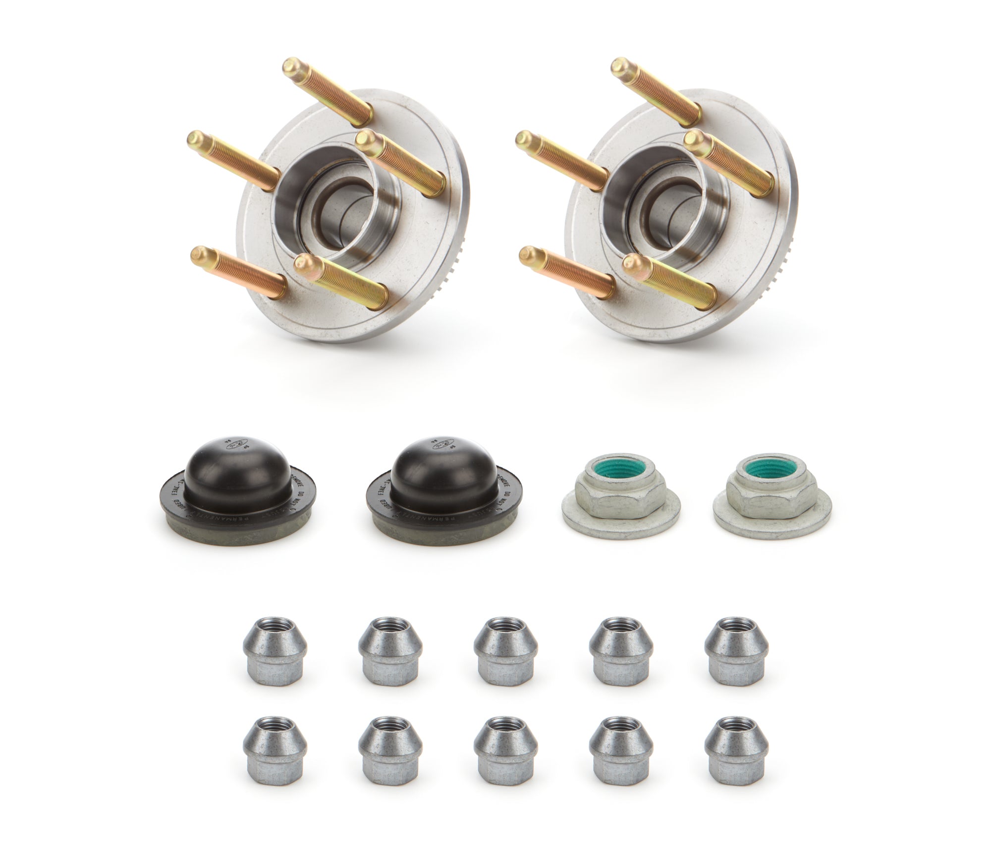 Ford Mustang Front Hud Kit 15-23 (Pair) w/ARP Studs Wheel Hubs, Bearings and Components Wheel Bearing Hub Assemblies main image