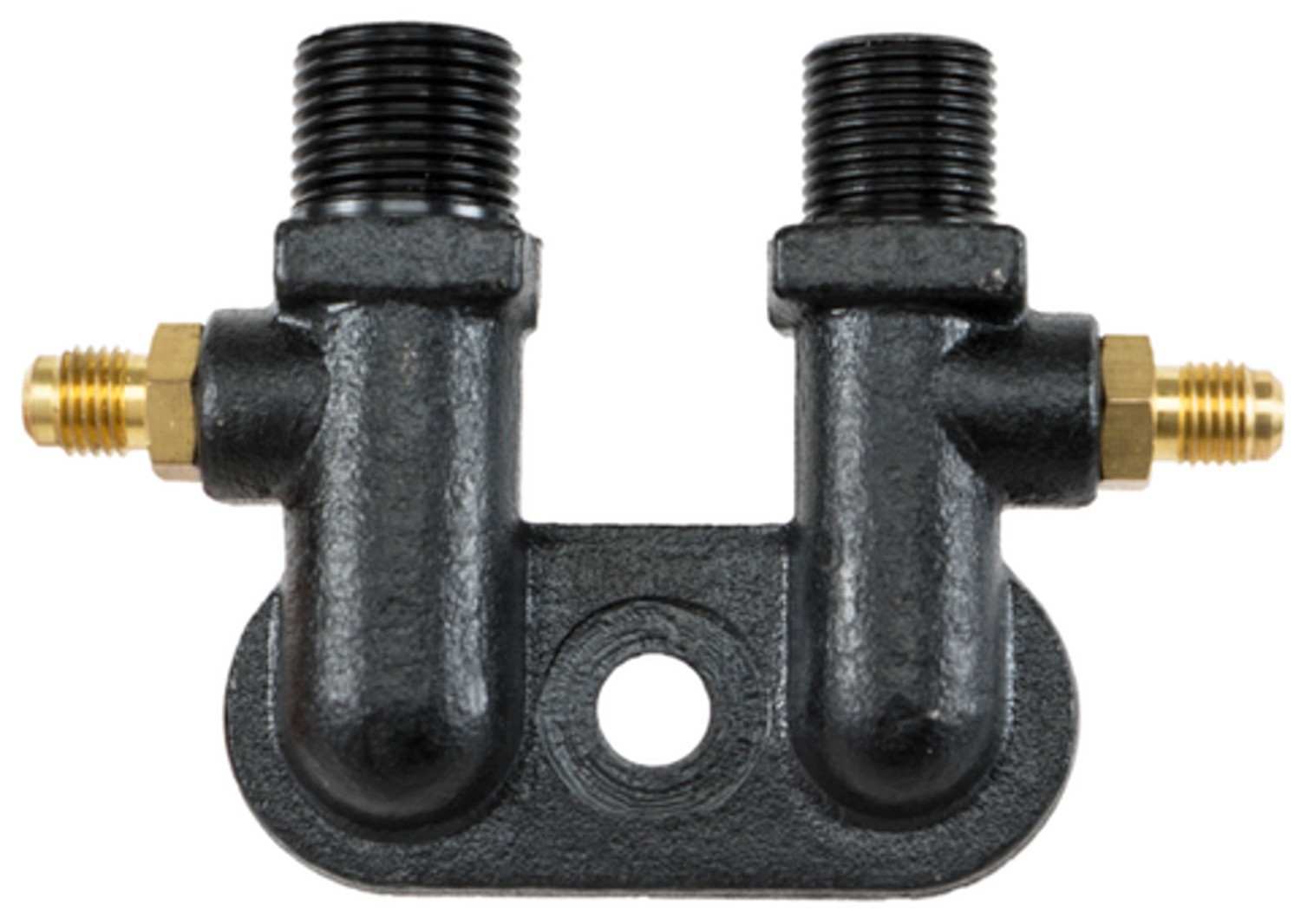 Four Seasons #8 MIO Discharge, #10 MIO Suction 90° w/R12 Service Ports, Compressor Manifold 12198