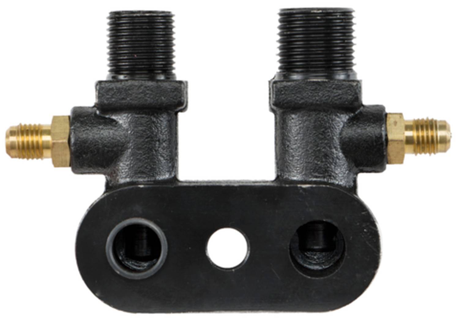 Four Seasons #8 MIO Discharge, #10 MIO Suction 90° w/R12 Service Ports, Compressor Manifold 12198
