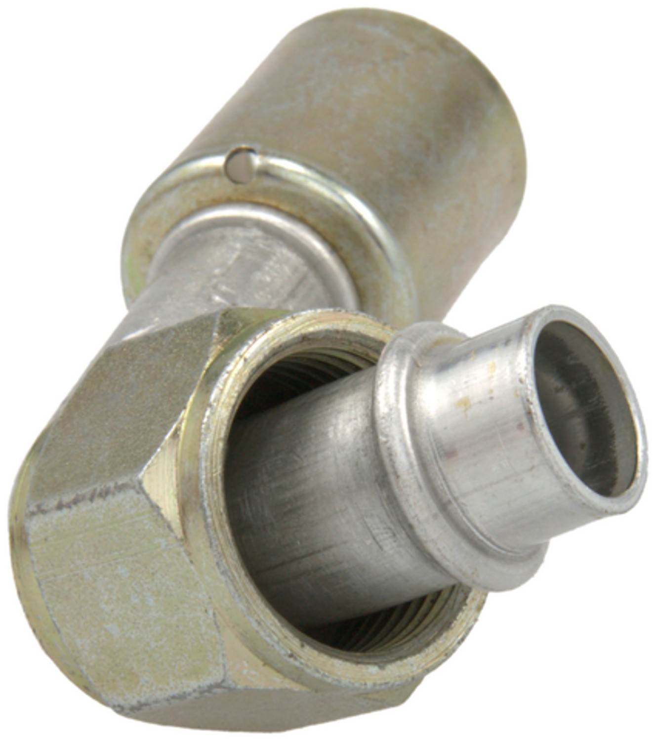 Four Seasons 90� Female Standard O-Ring A/C Fitting w/o Service Port 14212