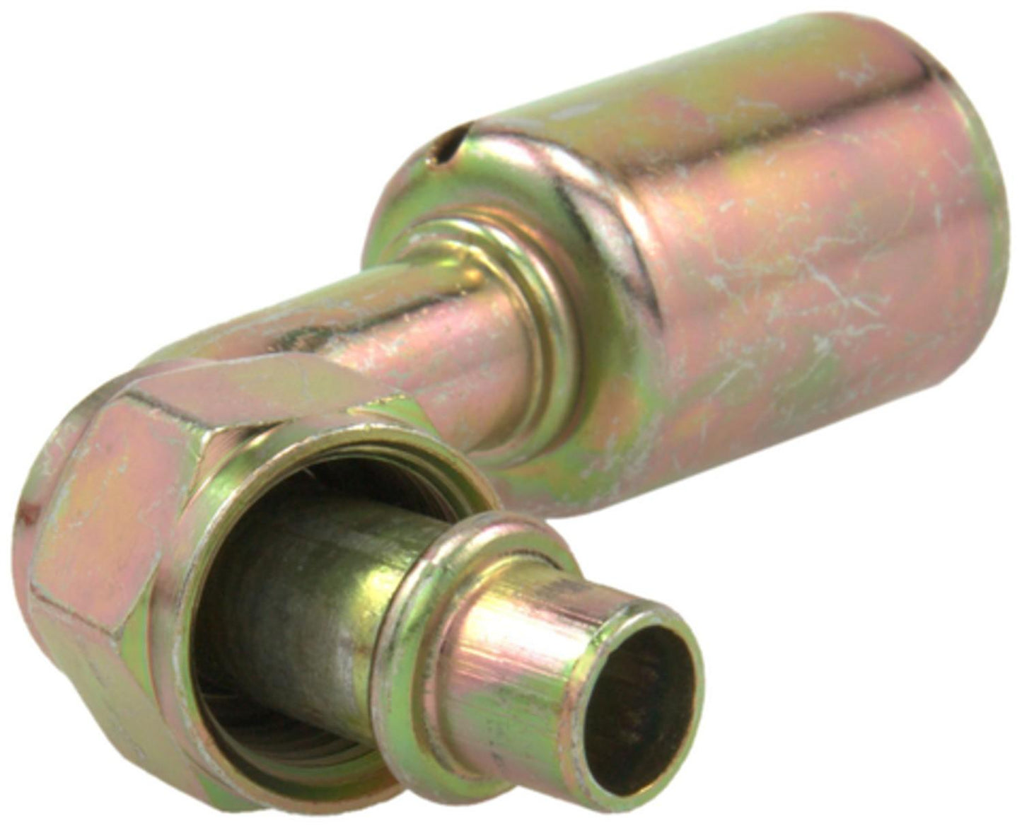 Four Seasons 90� Female Standard O-Ring A/C Fitting w/o Service Port 14228