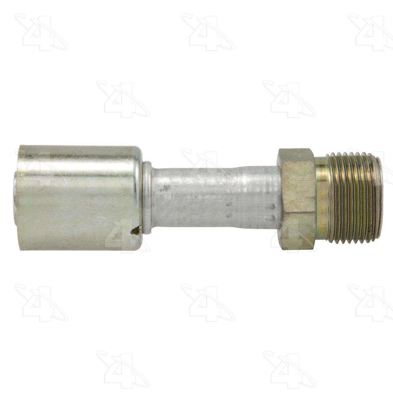 Four Seasons Straight Male Standard O-Ring A/C Fitting top view frsport 15812