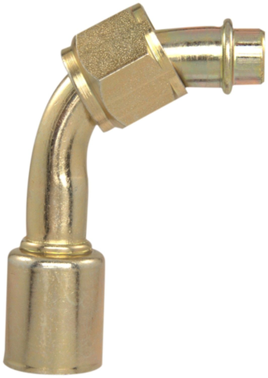 Four Seasons 90° Female O-Ring Long Pilot, Steel, Standard Diameter Beadlock A/C Fitting 15942
