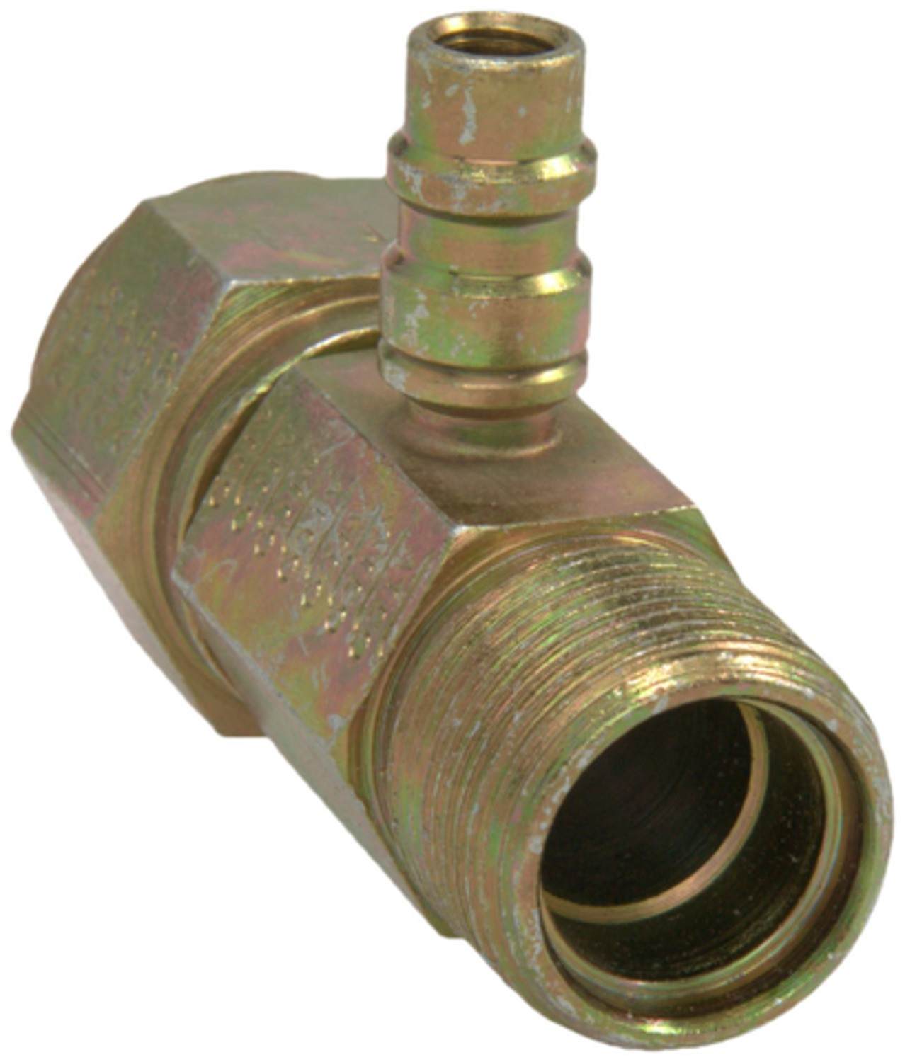 Four Seasons Inline Standard O-Ring A/C Fitting w/ R134a Service Port 17234