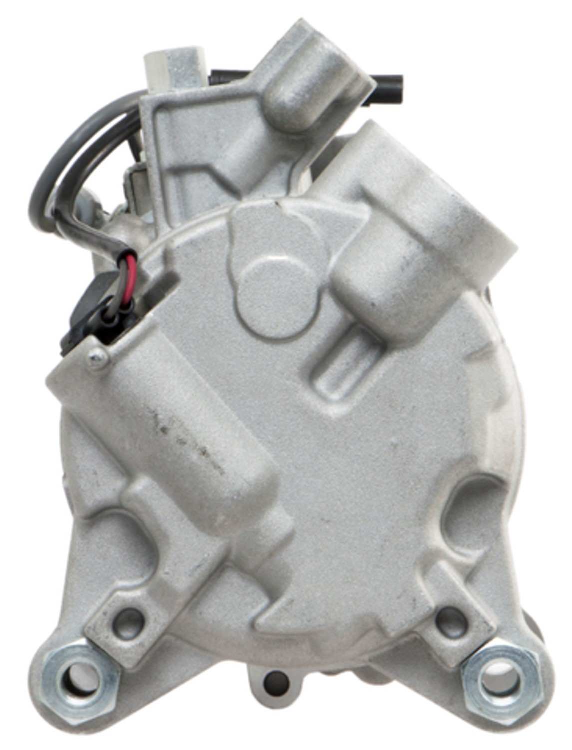 Four Seasons New Nippondenso 6SBU14A Compressor w/ Clutch top view frsport 198382