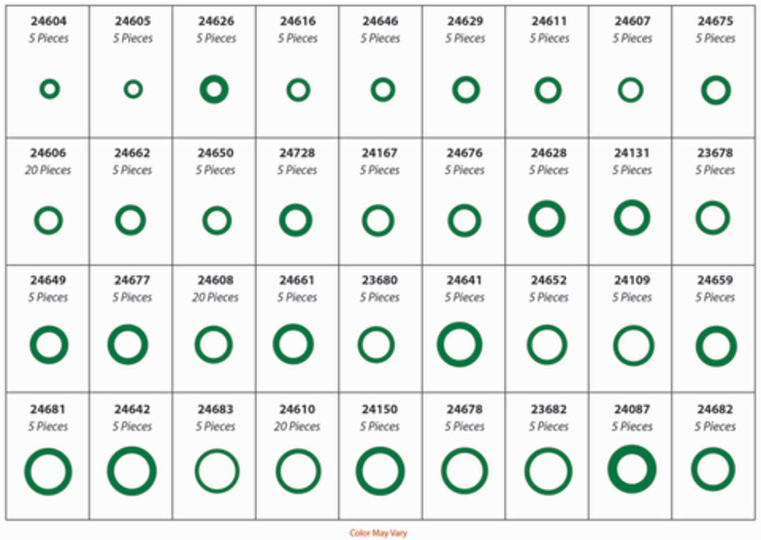 Four Seasons A/C O-Ring Tech Tray 24818
