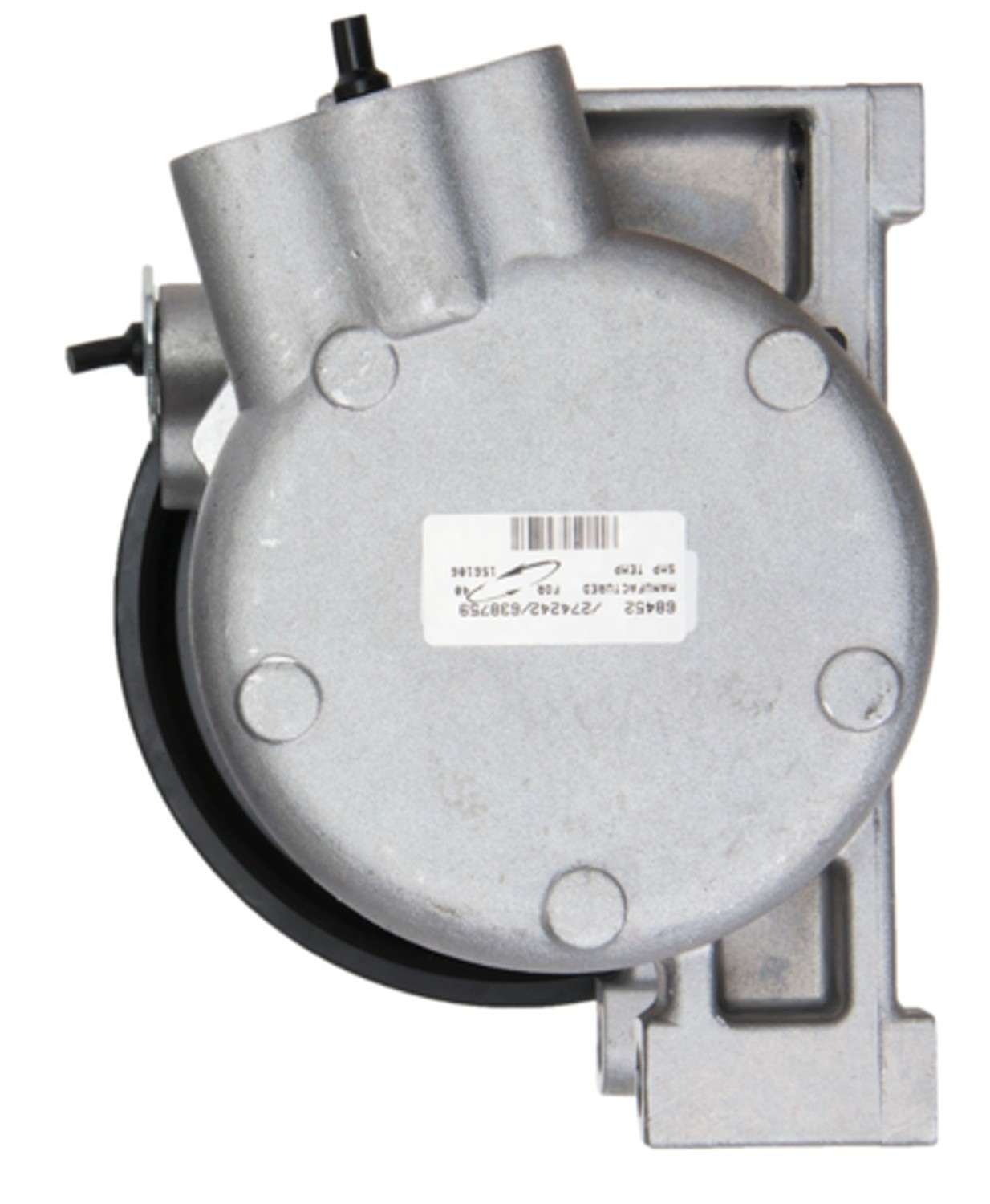 Four Seasons New York-Diesel Kiki-Zexel-Seltec DKV11G Compressor w/ Clutch top view frsport 68452